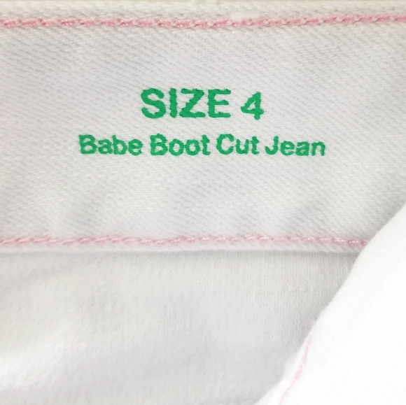 Lilly Pulitzer Resort White Babe Bootcut Jeans 4 - Picture 7 of 15